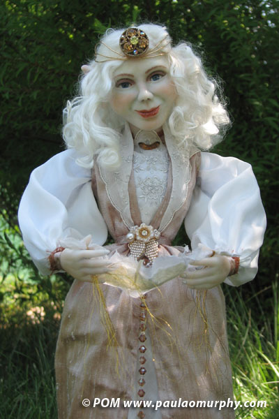 "Message from the Ancients" a fantasy elf art doll by Paula O. Murphy