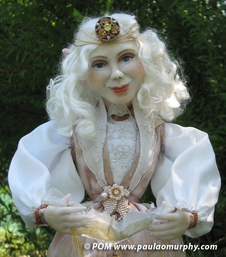 "Message from the Ancients" a fantasy elf art doll by Paula O. Murphy