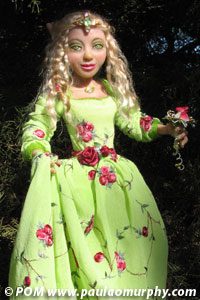 April, OOAK elf fantasy art doll