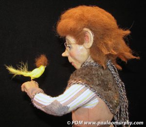 Mary and Canary, OOAK elf fantasy art doll